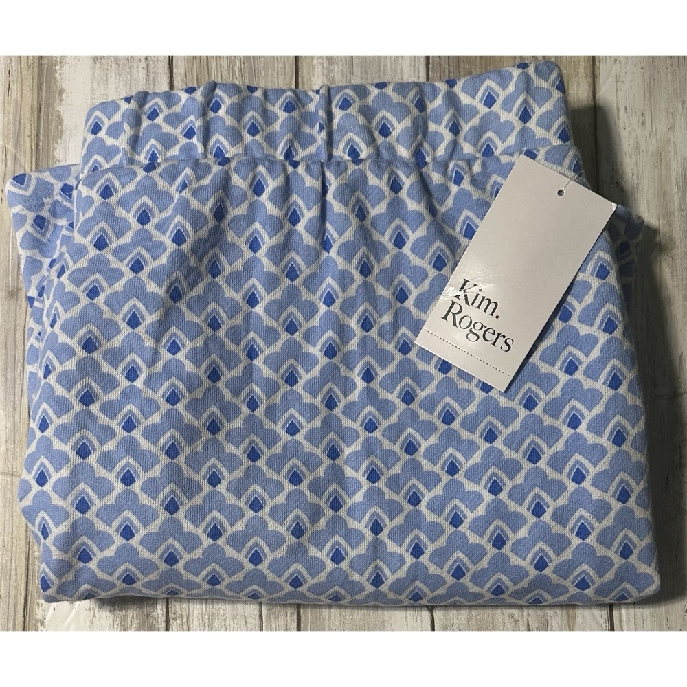NWT‎ Kim Rogers Golf Tennis Skort. Size Large Blue Tile